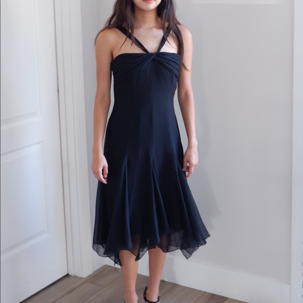 BCBG Silk Chiffon Party Dress NWT